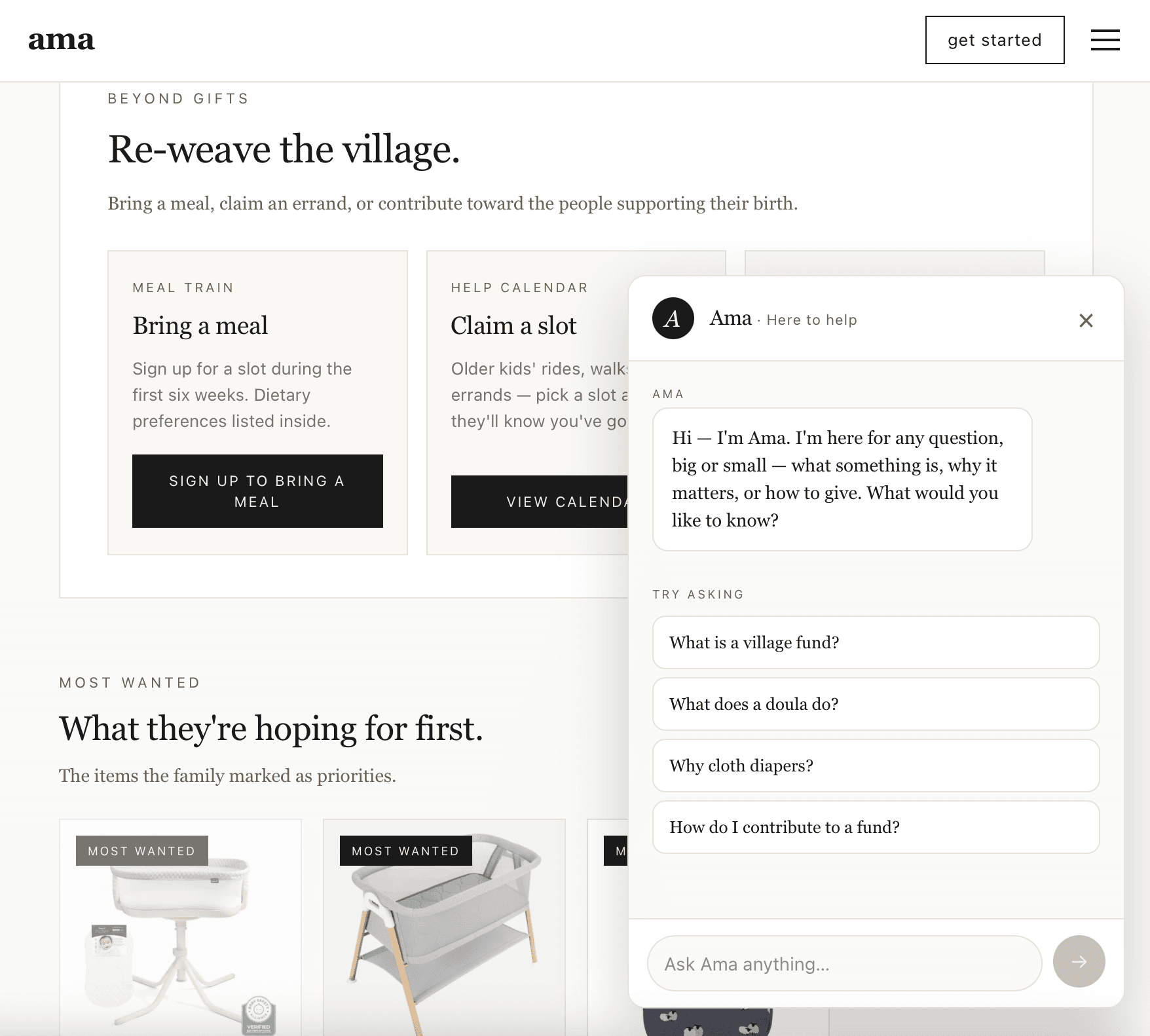 let ama build your registry